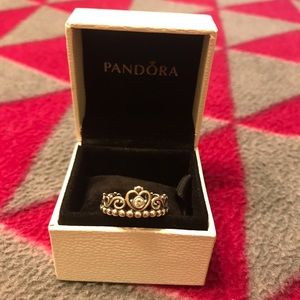 Pandora Princess Tiara Crown Ring